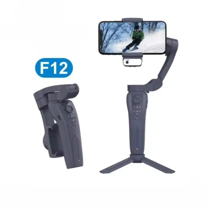 2025 F12 Handheld Stabilizer Phone Live Vlog