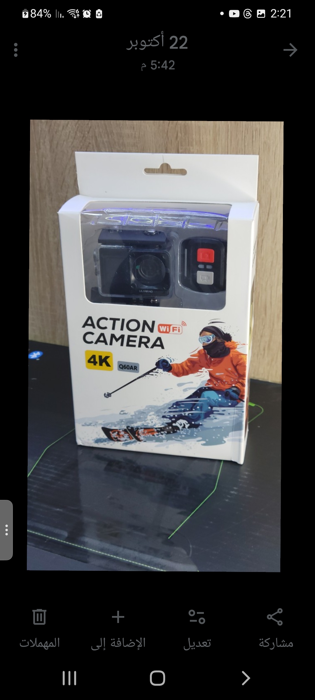 4K action camera